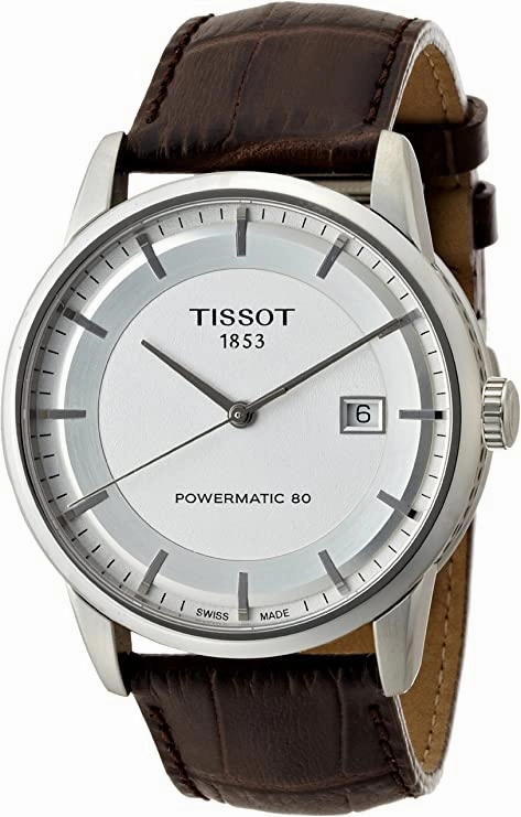    Men's T0864071603100 Luxury Analog Display Swiss Automatic Brown Watch    affordable watches    limited edition watches luxury watches