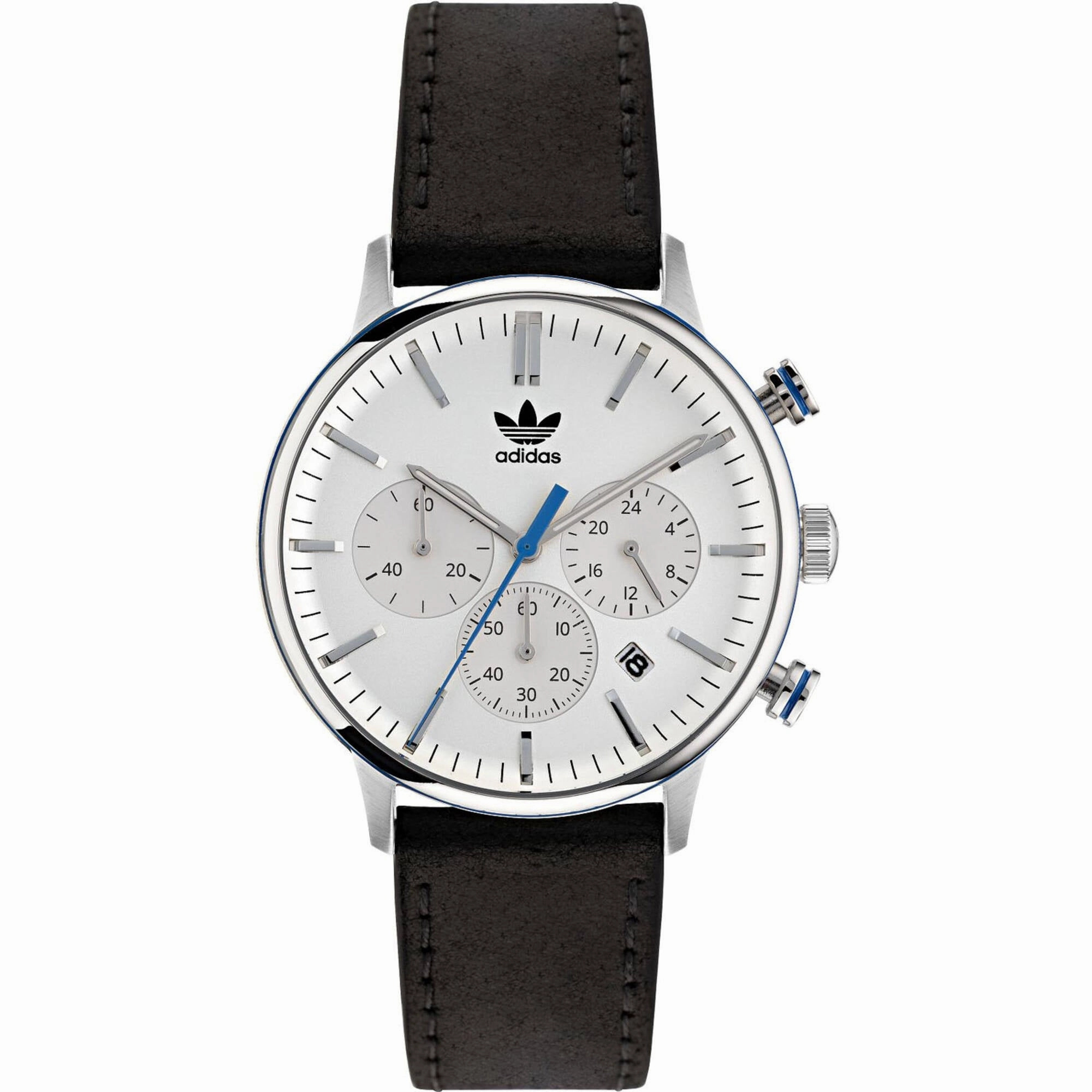    Men's Watch - Originals Chrono White Dial Black Leather Strap | AOSY22011 