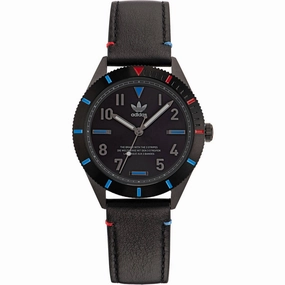    Men's Watch - Originals Quartz Black Dial Genuine Leather Strap | AOFH22506 