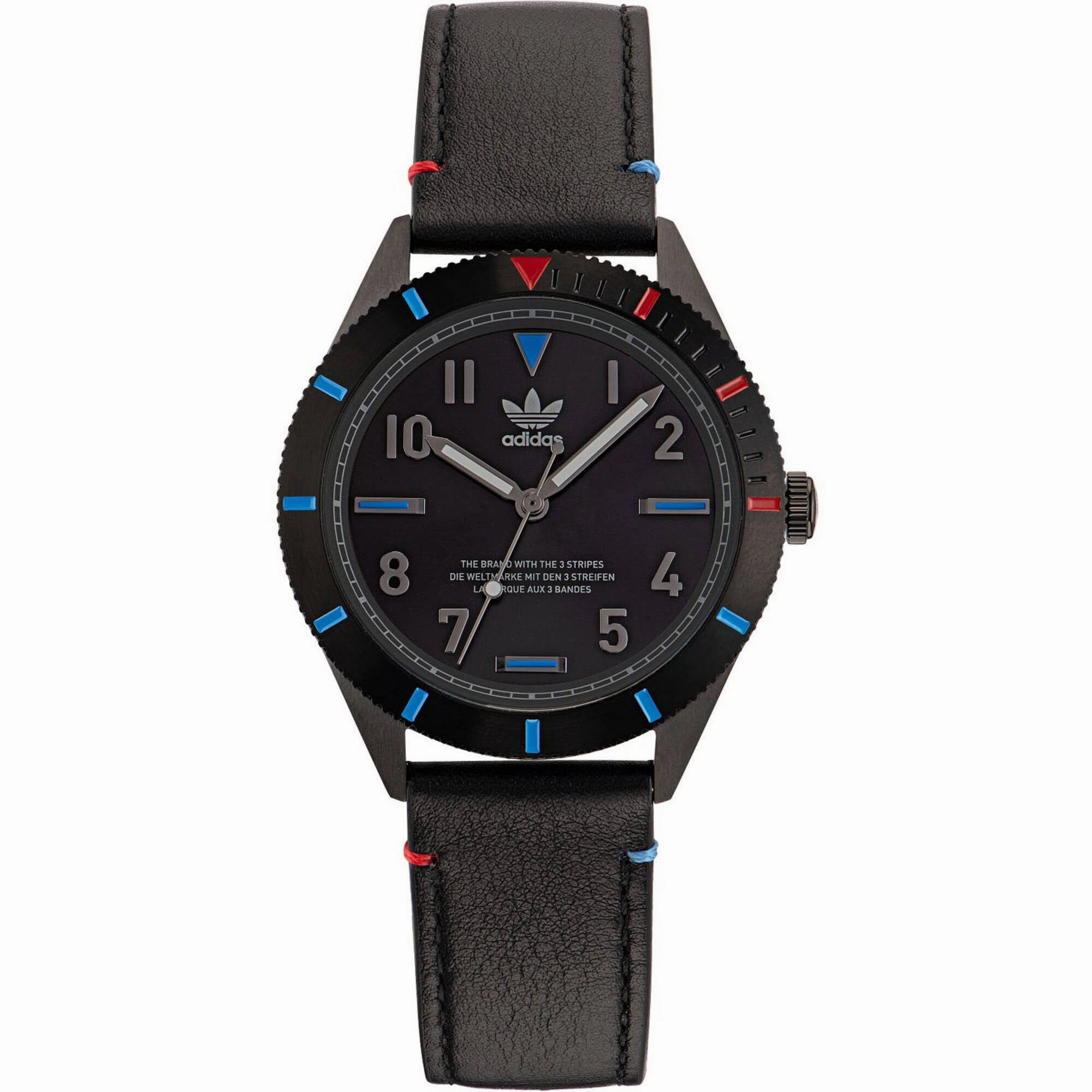    Men's Watch - Originals Quartz Black Dial Genuine Leather Strap | AOFH22506 