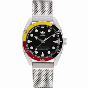    Men's Watch - Originals Quartz Black Dial Silver Steel Bracelet | AOFH22502 