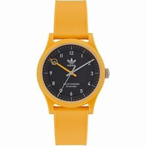    Men's Watch - Originals Quartz Black Dial Yellow Rubber Strap | AOST22558 
