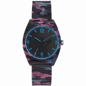    Men's Watch - Originals Quartz Black, Pink and Blue Rubber Strap | AOST22569 