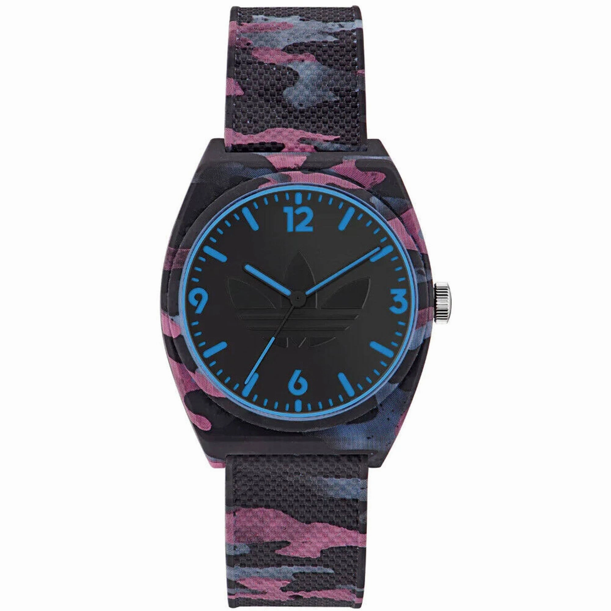    Men's Watch - Originals Quartz Black, Pink and Blue Rubber Strap | AOST22569 