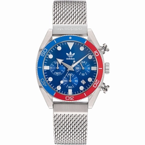    Men's Watch - Originals Quartz Blue Dial Silver Steel Bracelet | AOFH22500 