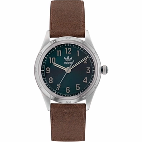    Men's Watch - Originals Quartz Green Dial Brown Leather Strap | AOSY22527 men's watches best men's watches under $500 affordable men's watches men watches classic