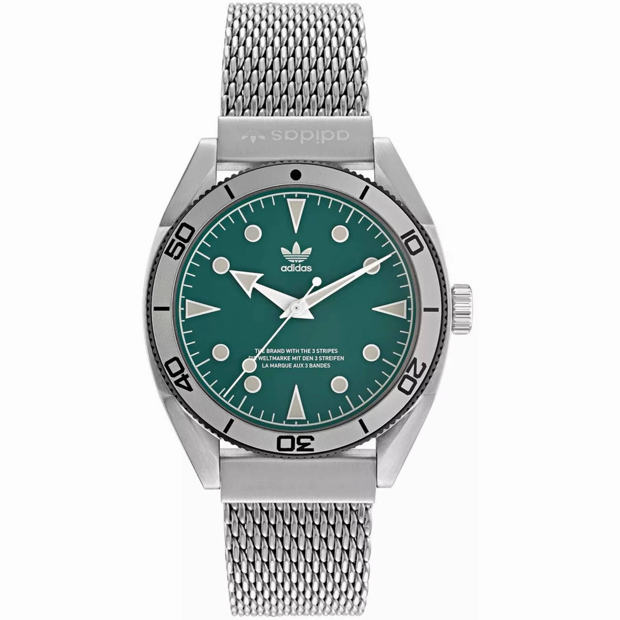   Men's Watch - Originals Quartz Green Dial Silver Steel Bracelet | AOFH22005 
