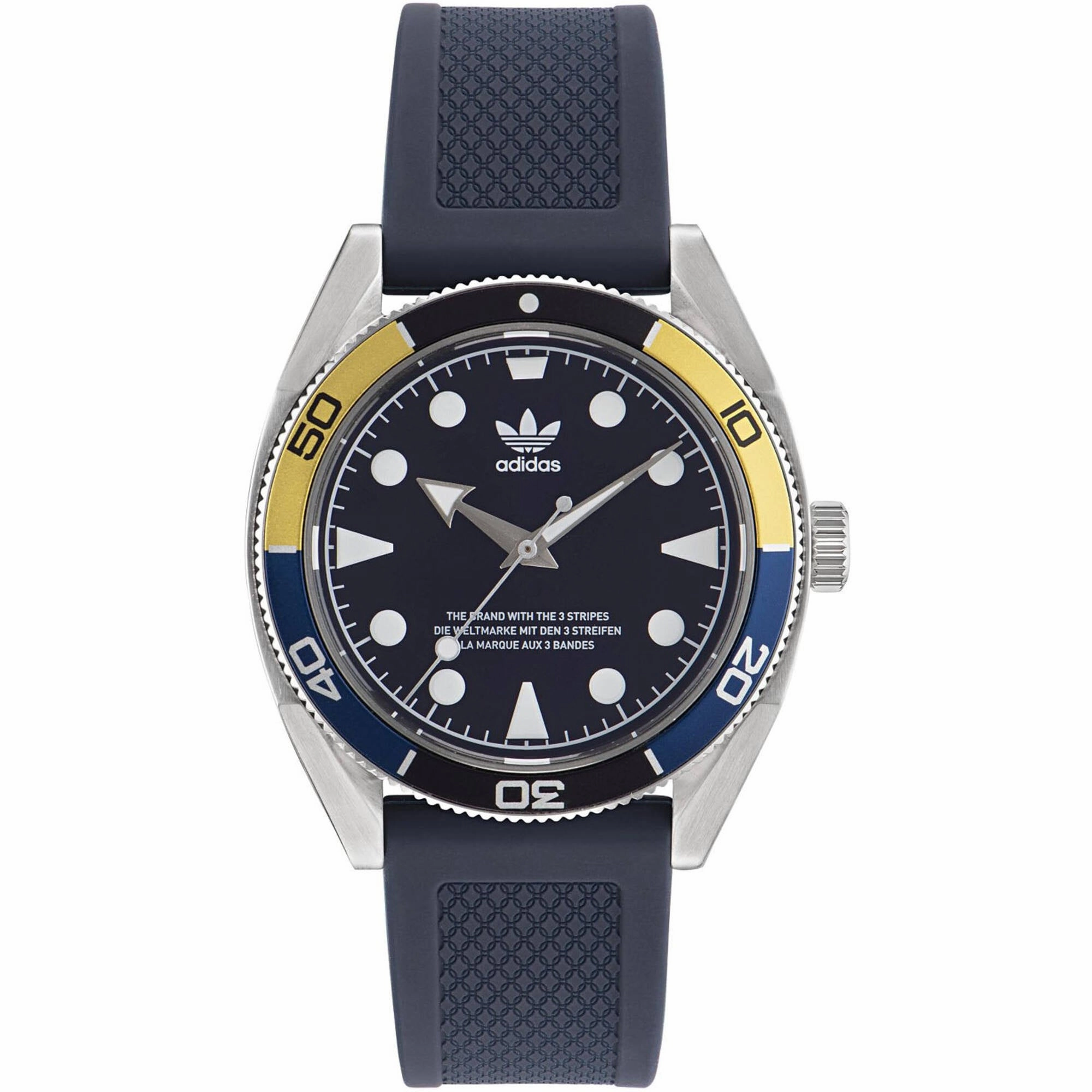    Men's Watch - Originals Quartz Navy Blue Dial Silicone Strap | AOFH23006 