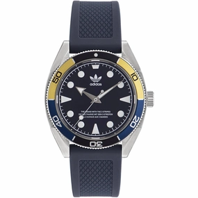    Men's Watch - Originals Quartz Navy Blue Dial Silicone Strap | AOFH23006 