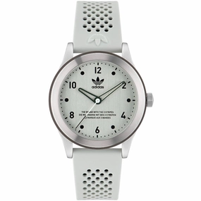    Men's Watch - Originals Quartz Silver Dial White Rubber Strap | AOSY23033 