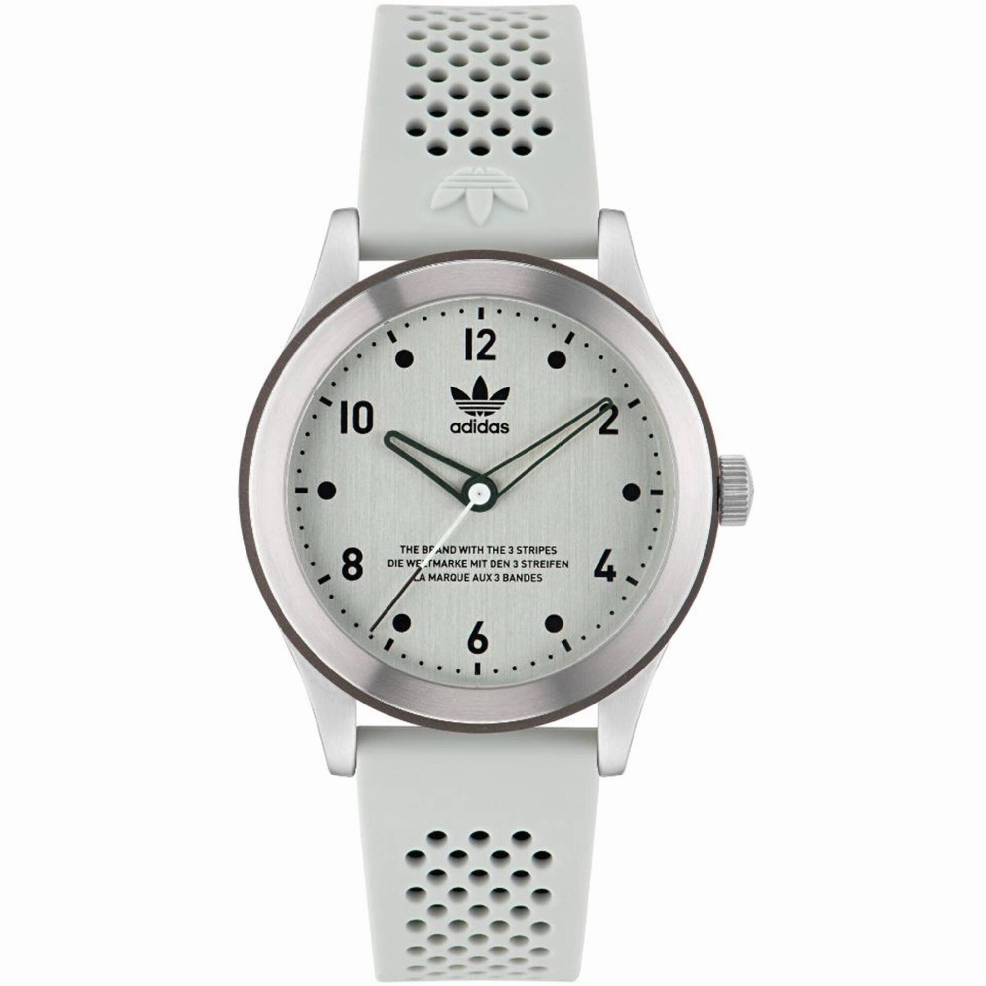    Men's Watch - Originals Quartz Silver Dial White Rubber Strap | AOSY23033 