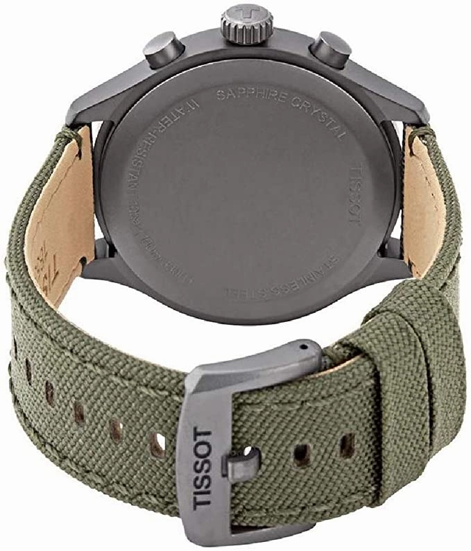    mens    Chrono XL Stainless Steel Casual Watch Kaki T1166173726700