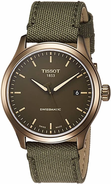    mens    Gent XL Stainless Steel Casual Watch Khaki T1164073709100    affordable watches    limited edition watches luxury watches