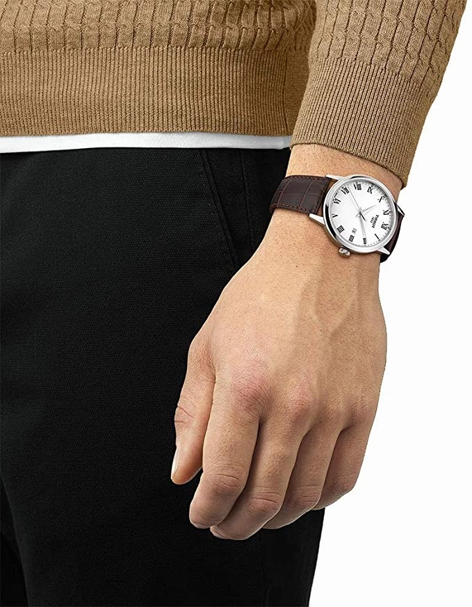    mens Classic Dream Stainless Steel Dress Watch Brown T1294101601300