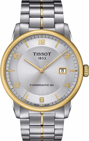    Mens Luxury Stainless Steel Dress Watch Yellow Gold 1N14,Grey T0864072203700    affordable watches    limited edition watches luxury watches