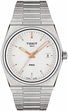    mens PRX 316L stainless steel case Dress Watch Grey T1374101103100    affordable watches    limited edition watches luxury watches