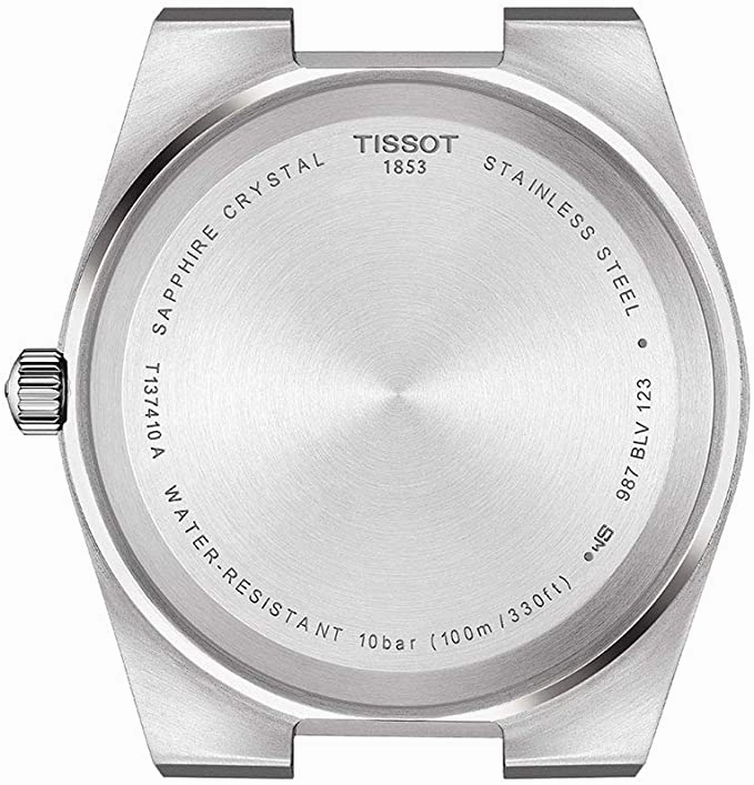    mens PRX 316L stainless steel case Dress Watch Grey T1374101103100