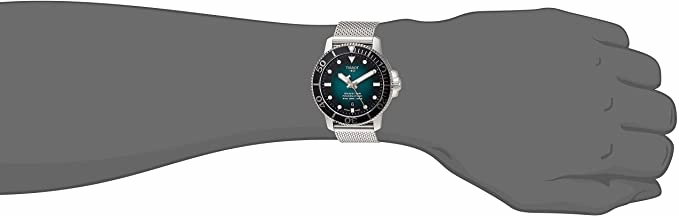    mens Seastar Stainless Steel Casual Watch Grey T1204071109100