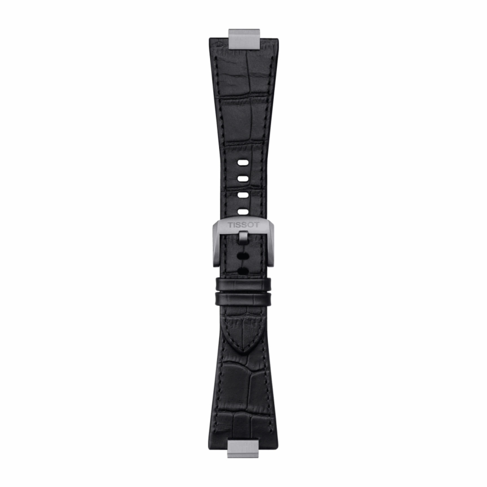    OFFICIAL BLACK PRX LEATHER STRAP WITH STEEL ENDPIECE T852047562