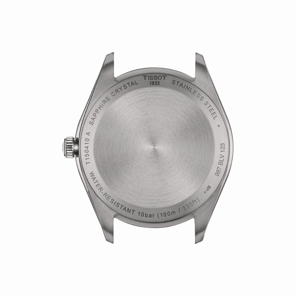    PR 100 Green Dial Silver Stainless Steel Strap Men Watch T1504101109100