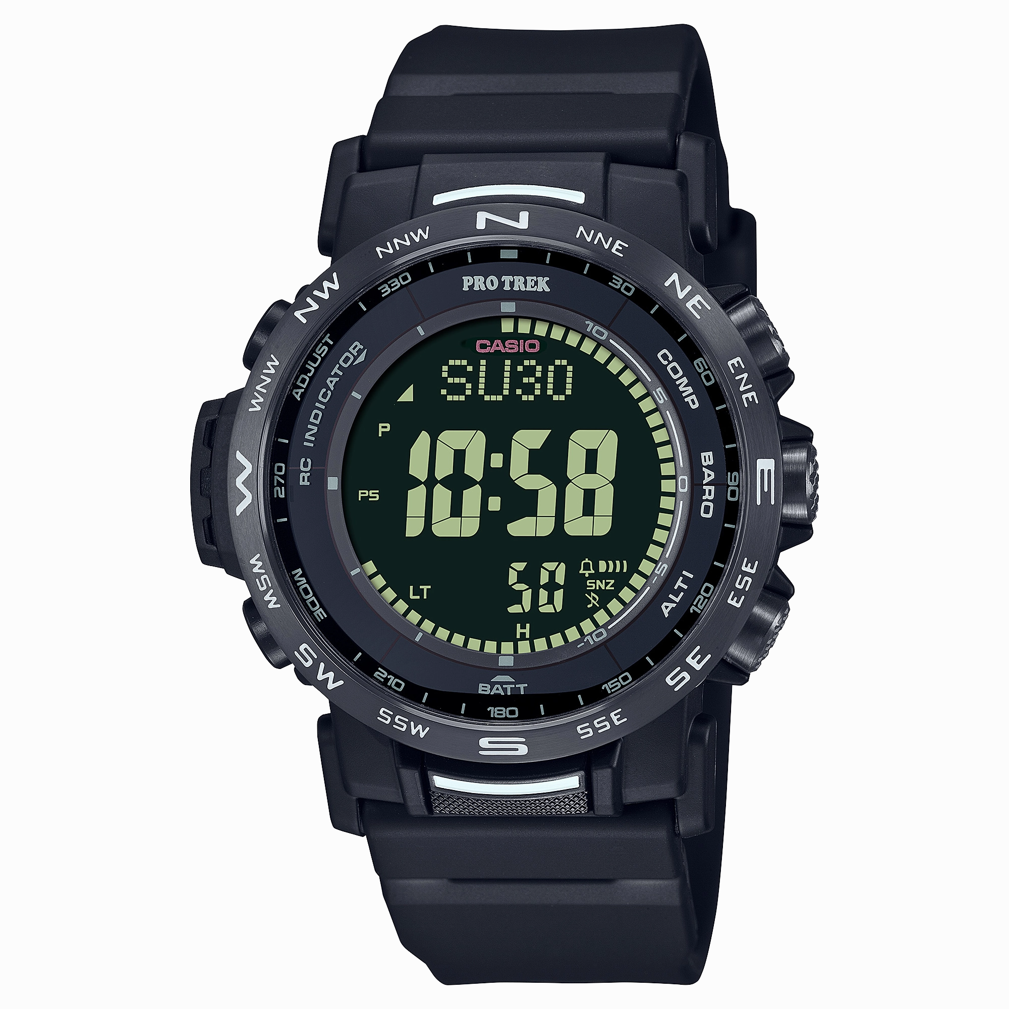    Pro Trek Tough Solar Black Resin Band Watch PRW35Y-1B 