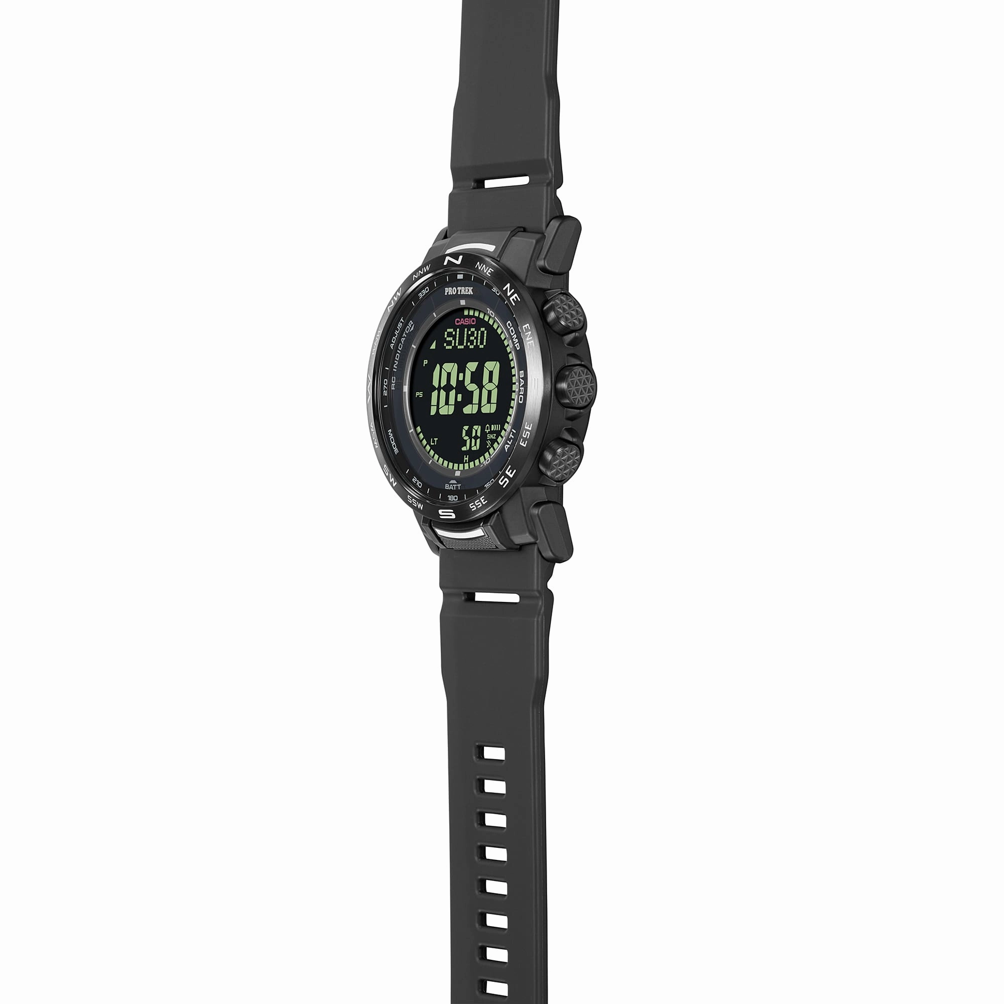    Pro Trek Tough Solar Black Resin Band Watch PRW35Y-1B