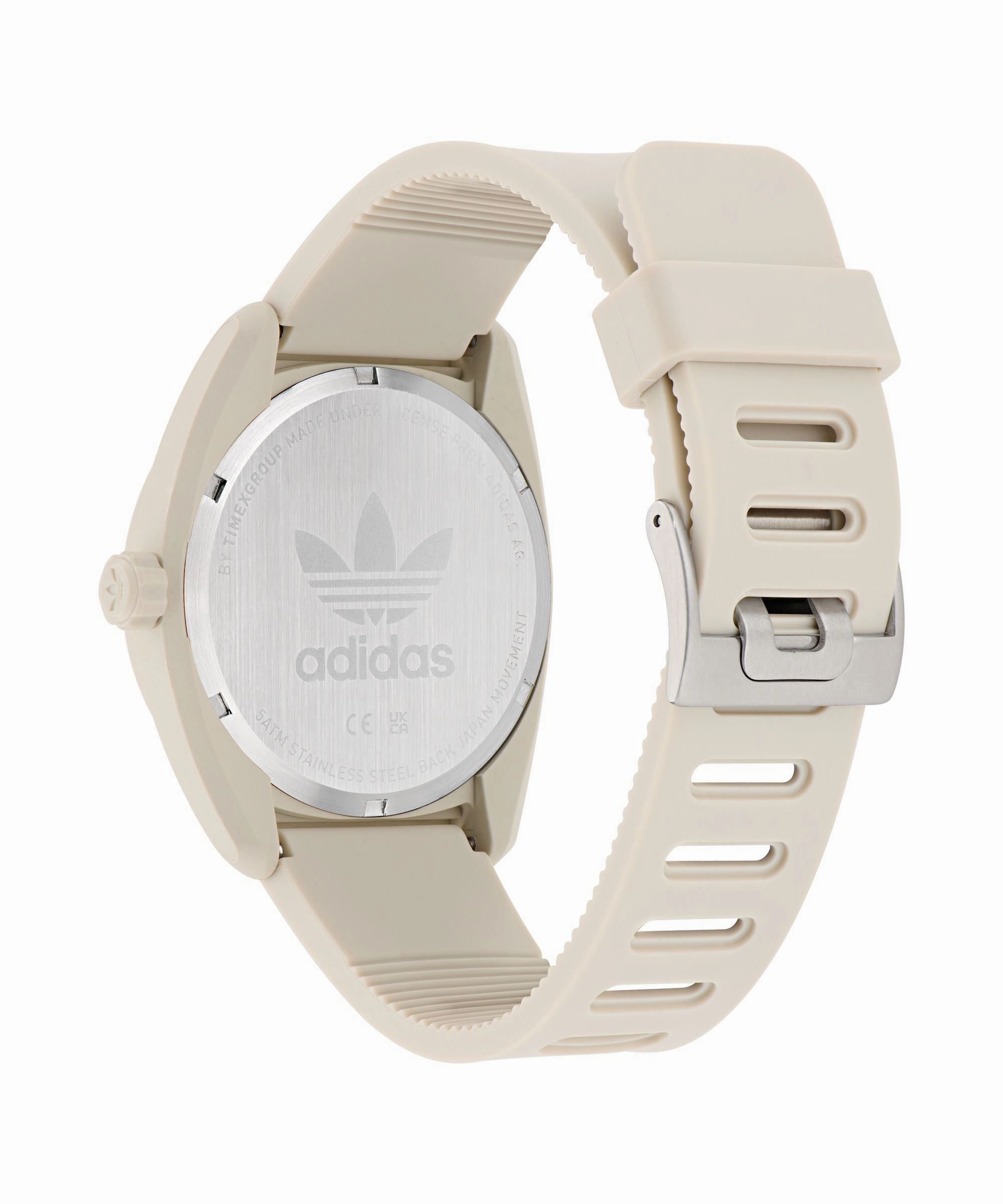    Project Three Beige Resin Strap Watch AOST24055