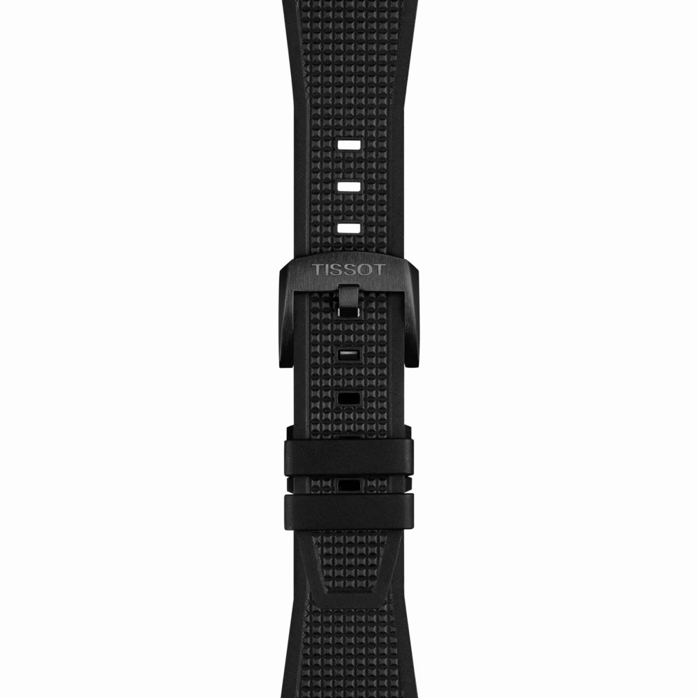    PRX Black Rubber Strap Men Watch T1379079720100