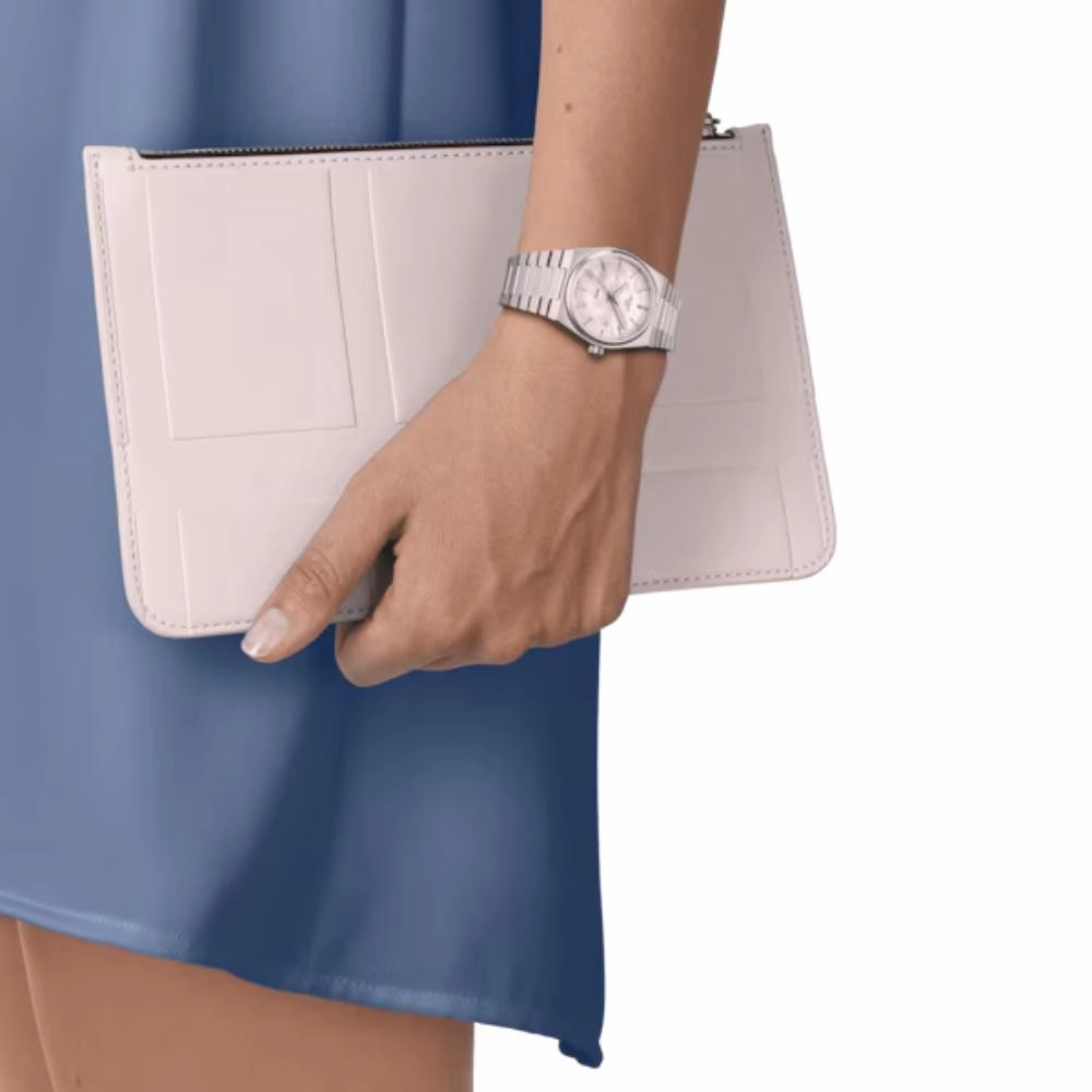    PRX Mother of Pearl Dial Stainless Steel Women's Watch T1372101111100