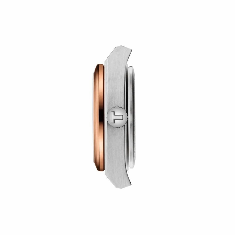    PRX T137010211100 25mm MOTHER OF PEARL DIAL GREY STEEL WATCH