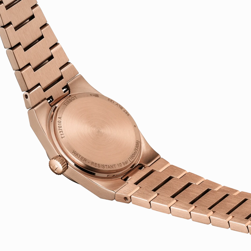    PRX T1370103350600 25mm CARNATION GOLD STEEL WATCH