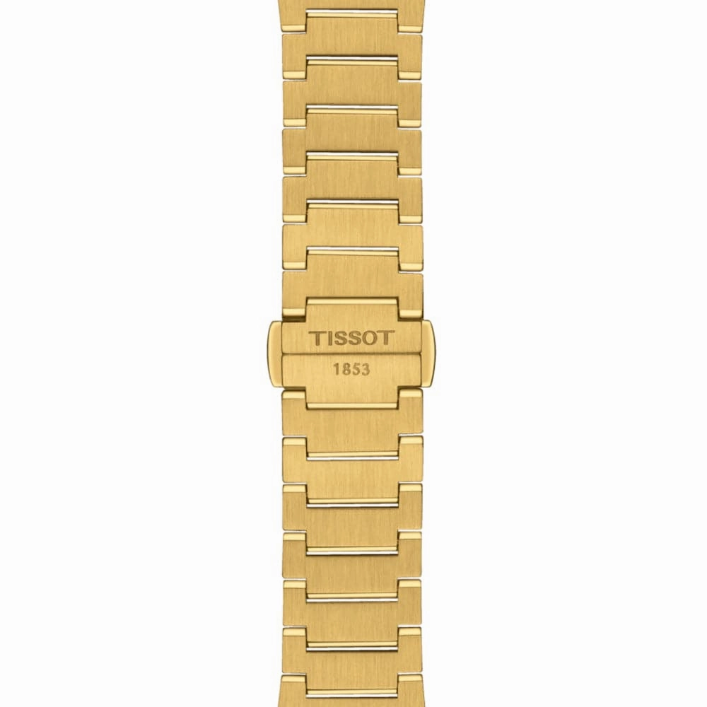    PRX T1372103302100 GOLD STAINLESS STEEL UNISEX WATCH