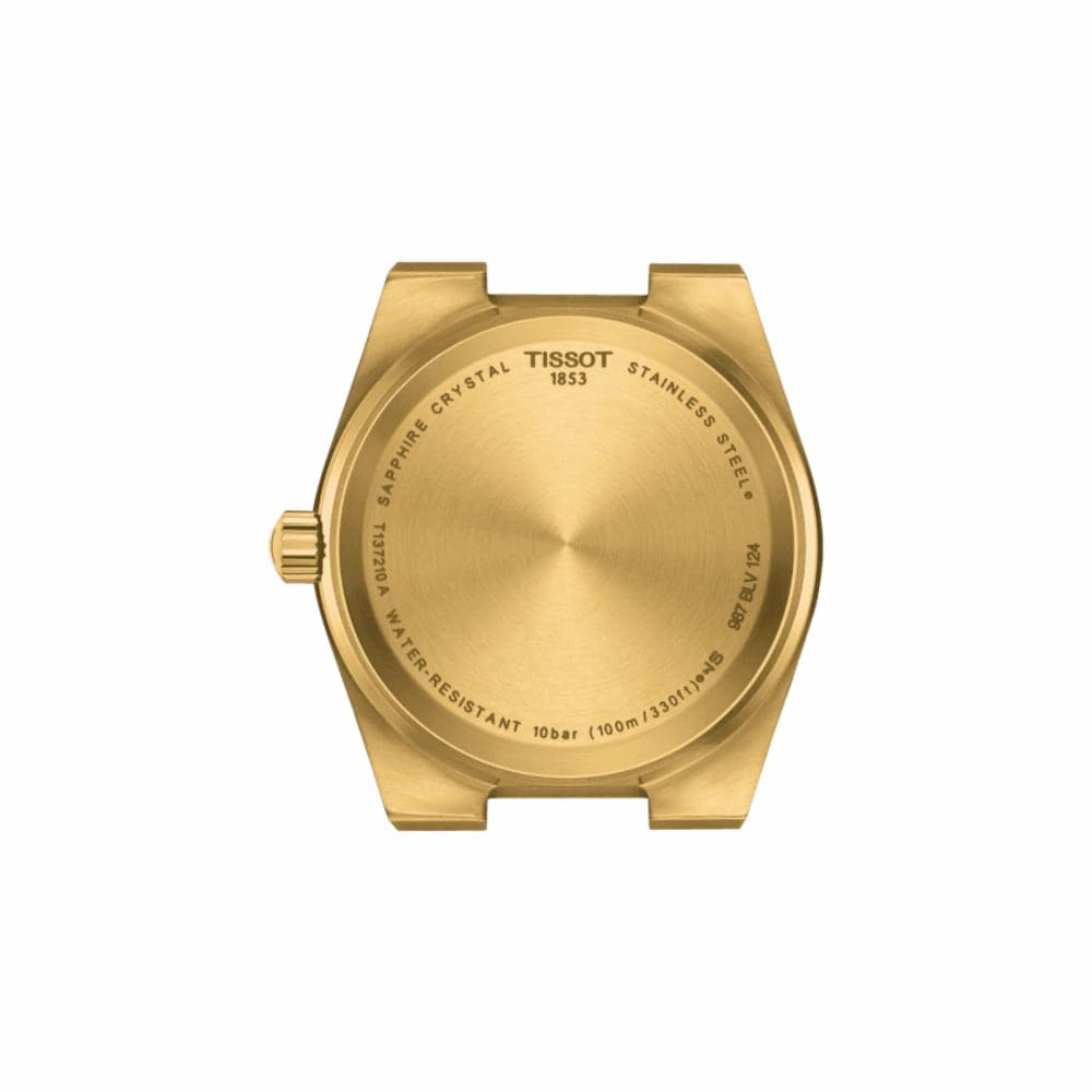    PRX T1372103302100 GOLD STAINLESS STEEL UNISEX WATCH