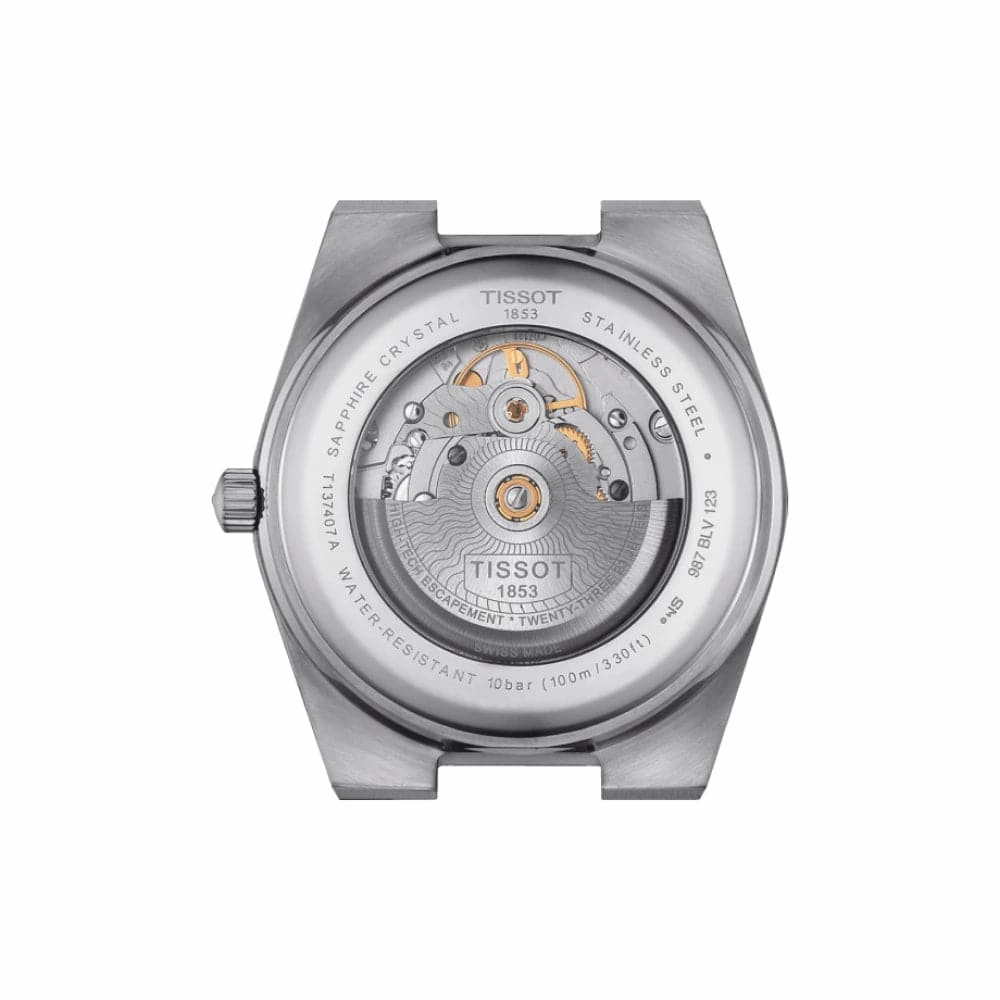    PRX T1374071105100 POWERMATIC STAINLESS STEEL MEN'S WATCH
