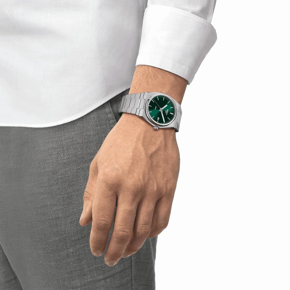    PRX T1374101109100 STAINLESS STEEL MEN WATCH