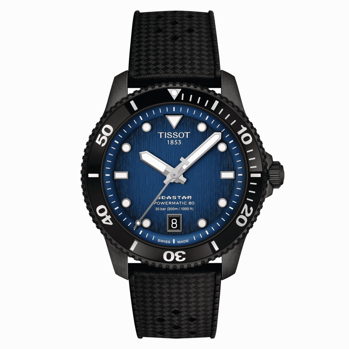    Seastar 1000 Powermatic 80 40mm Blue-Black Dial    affordable watches    limited edition watches luxury watches