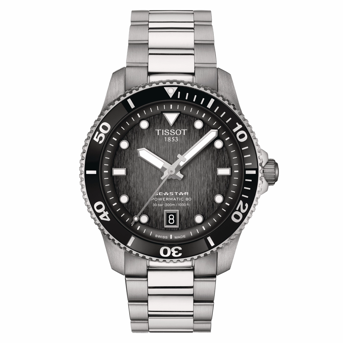    Seastar 1000 Powermatic 80 40MM Grey-Black Dial    affordable watches    limited edition watches luxury watches