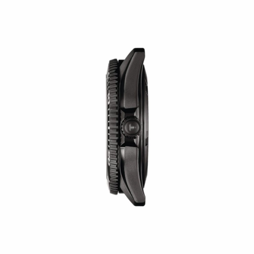    Seastar 1000 Powermatic 80 Black Rubber Strap Men's Watch T1208073704100