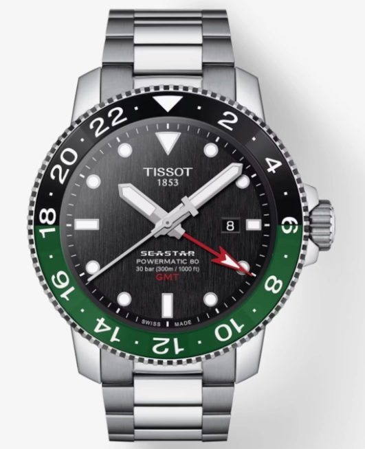    Seastar 1000 Powermatic 80 GMT (T1204291105101)    affordable watches    limited edition watches luxury watches