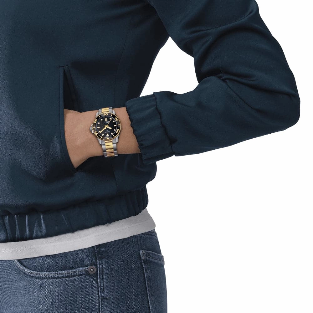    Seastar Two-Tone Stainless Steel Strap  Watch T1202102205100
