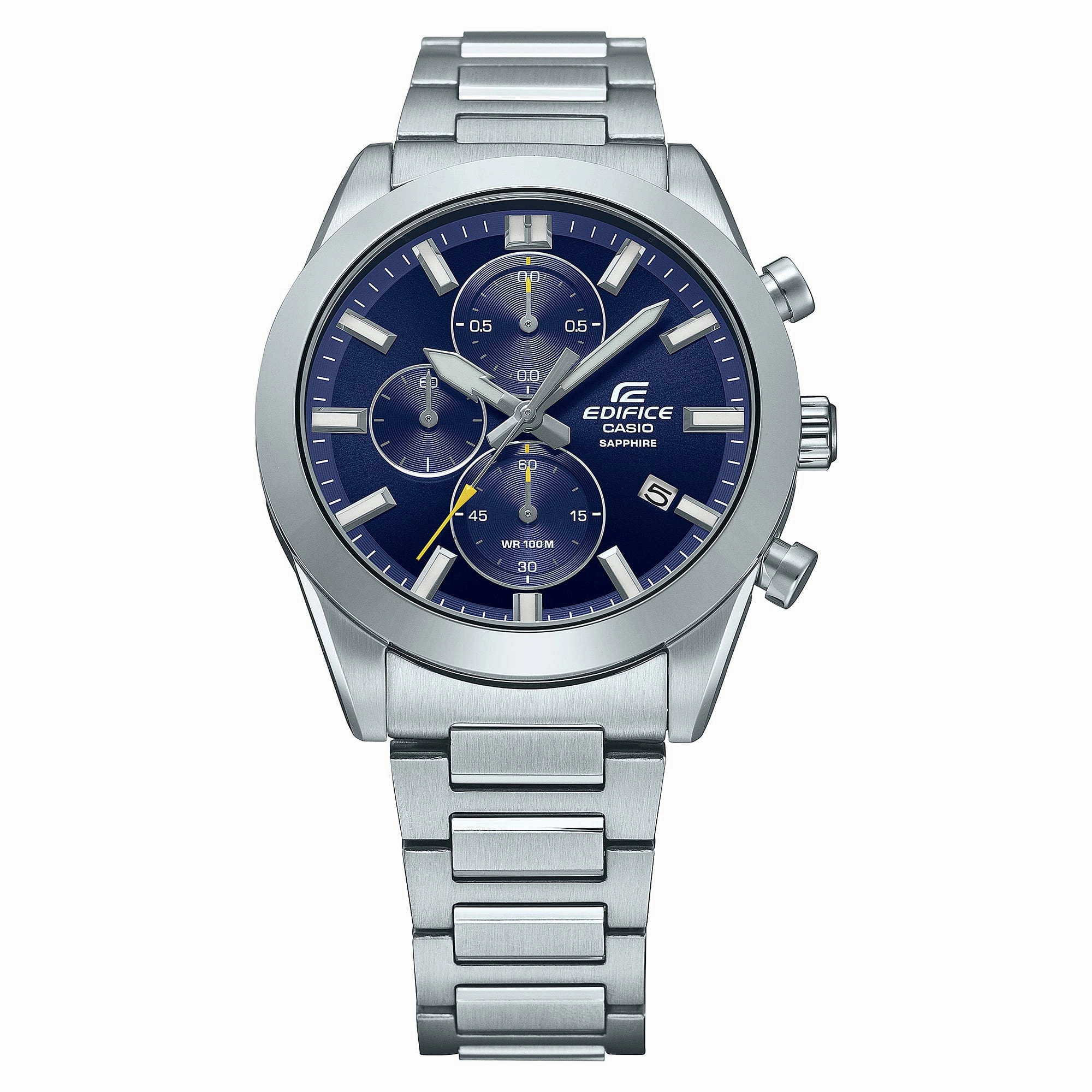    Standard Chronograph Silver Stainless Steel Band Watch EFB710D-2A
