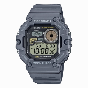    Standard Grey Resin Band Grey Dial Watch WS1700H-8A 