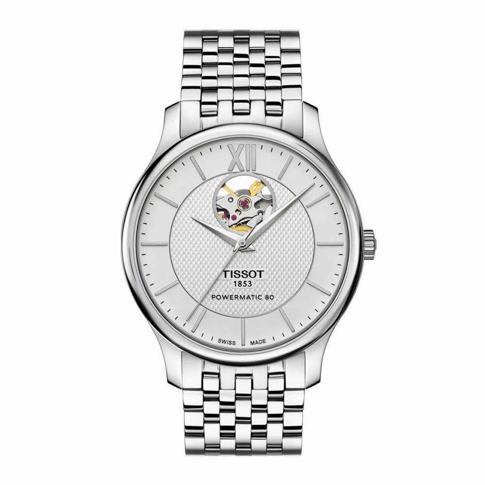    T0639071103800 TRADITION POWERMATIC 80 OPEN HEART MEN'S WATCH timex watches for men,timex watches for women
