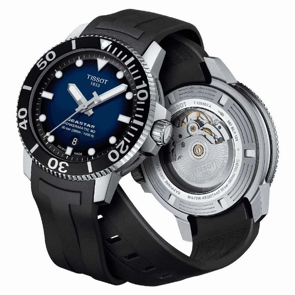    T1204071704100 SEASTAR 1000 POWERMATIC 80 MEN'S WATCH