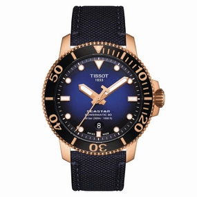    T1204073704100 SEASTAR 1000 POWERMATIC 80 BLUE FABRIC STRAP MEN'S WATCH timex watches for men,timex watches for women