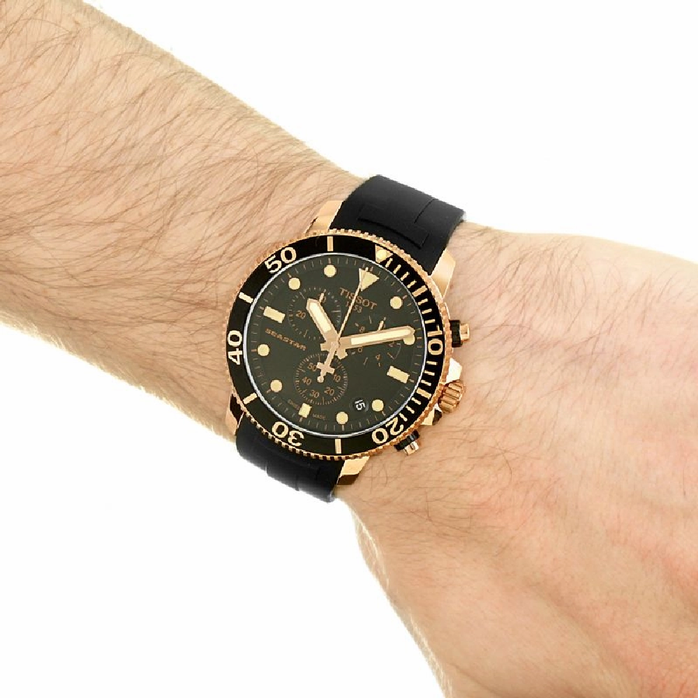    T1204173705100 SEASTAR 1000 CHRONOGRAPH MEN'S WATCH