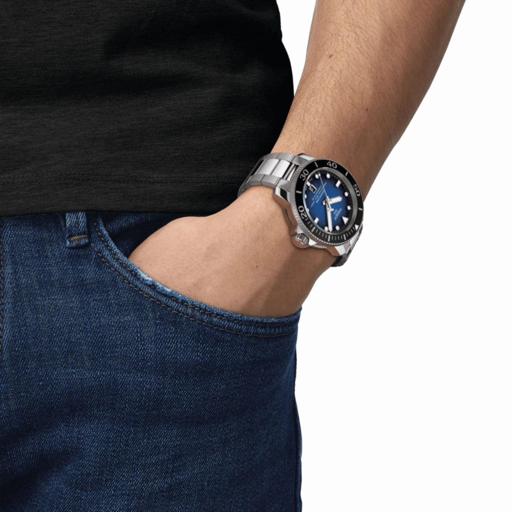    T1206071104100 SEASTAR 2000 PROFESSIONAL POWERMATIC 80 MEN'S WATCH