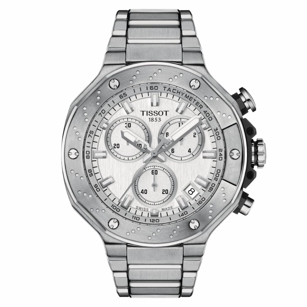    T-Race Silver Stainless Steel Strap Men Watch T1414171103100 timex watches for men,timex watches for women