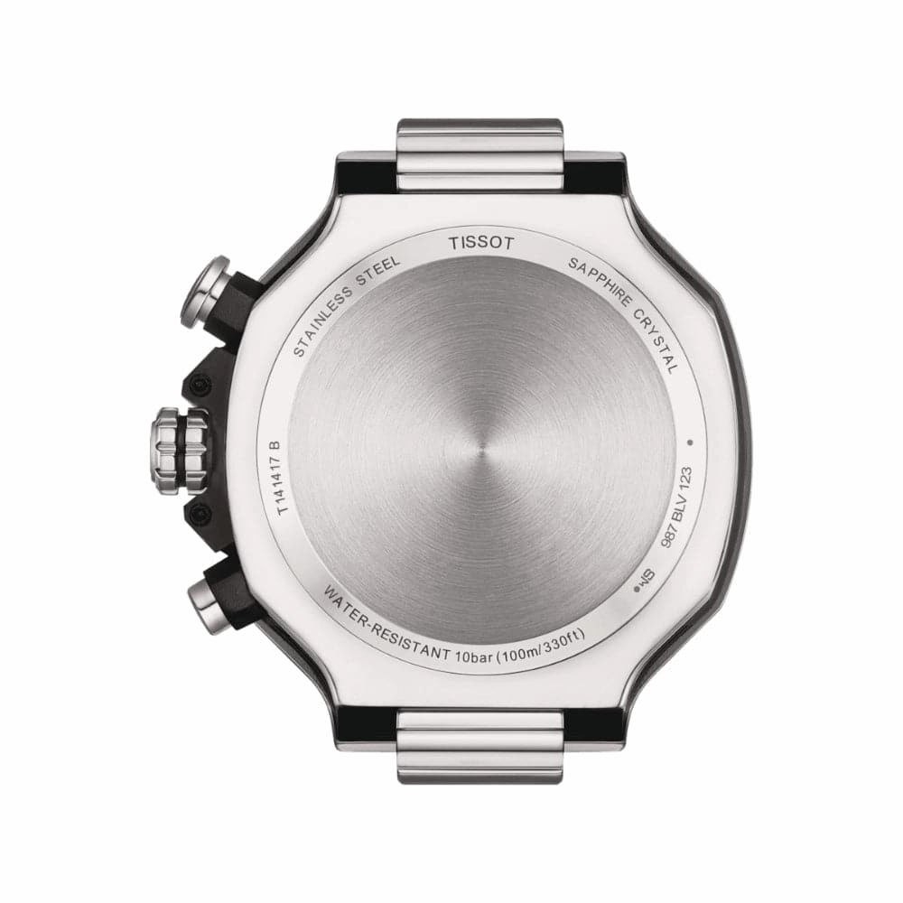    T-Race Silver Stainless Steel Strap Men Watch T1414171103100