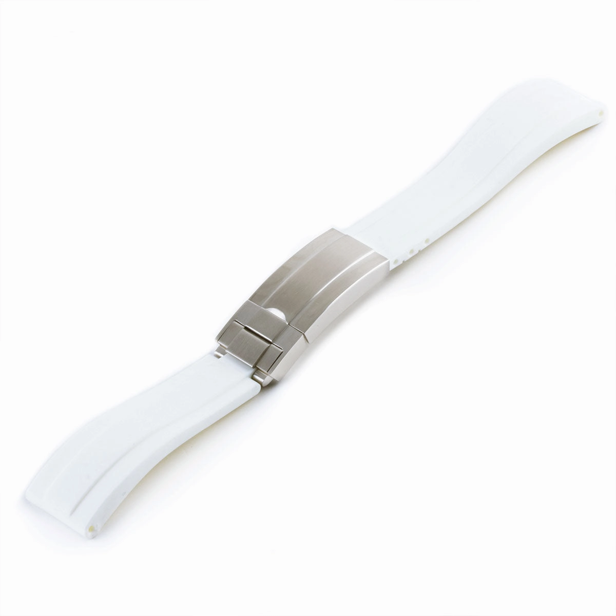 a??Rolex - Oysterflex type 20mm rubber integrated watch band (black, white, grey, blue, green, red)